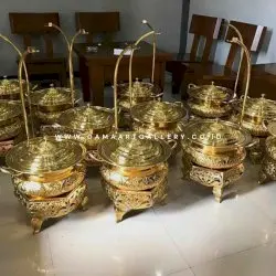 Pemanas makanan kuningan murah